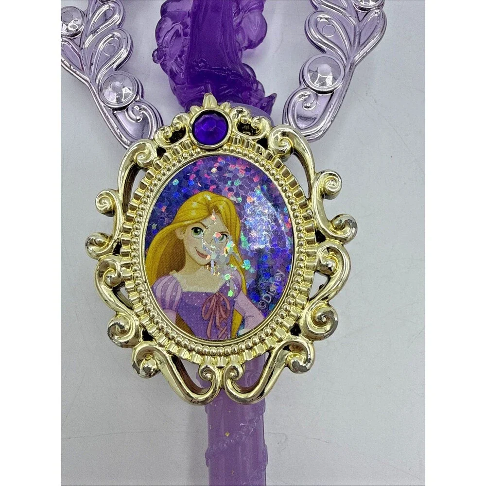 3 Disney Princess Ariel Belle Aurora Pretend Play Costume Scepter Wand 12” Turns